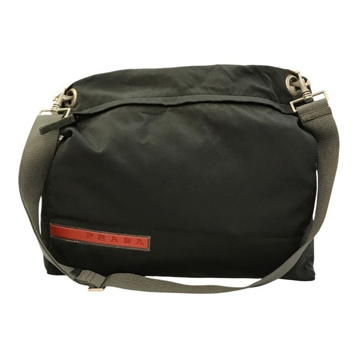 【中古】 PRADA プラダ スポーツ ショルダーバッグ ユニセックス ナイロン グレー 4VA120 T1|リサイクル王国