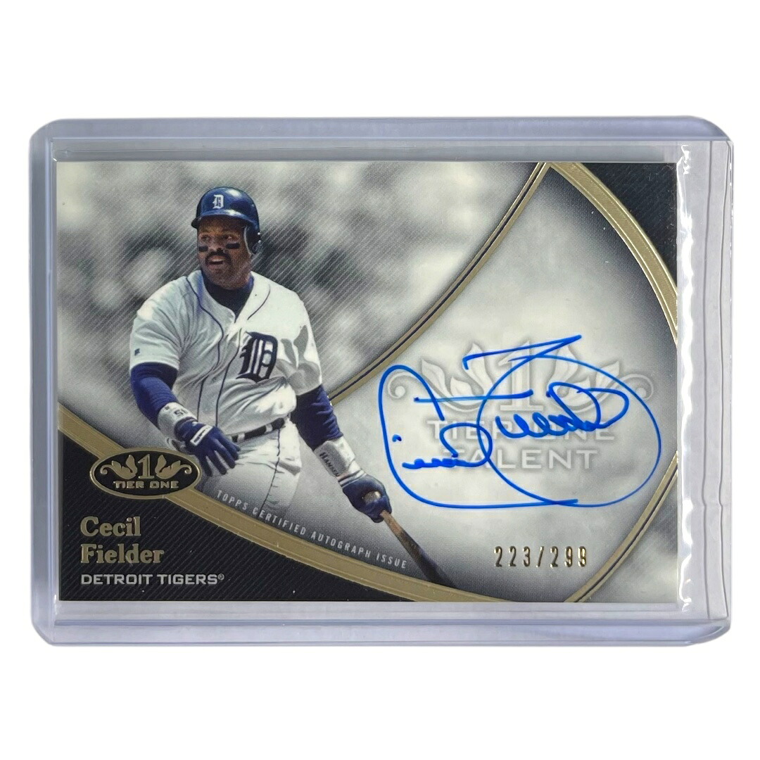 【中古】 TOPPS MLBカード TIER 1 CECIL FIELDER DETROIT TIGERS /299 #T1TA-CF IT2｜リサイクル王国