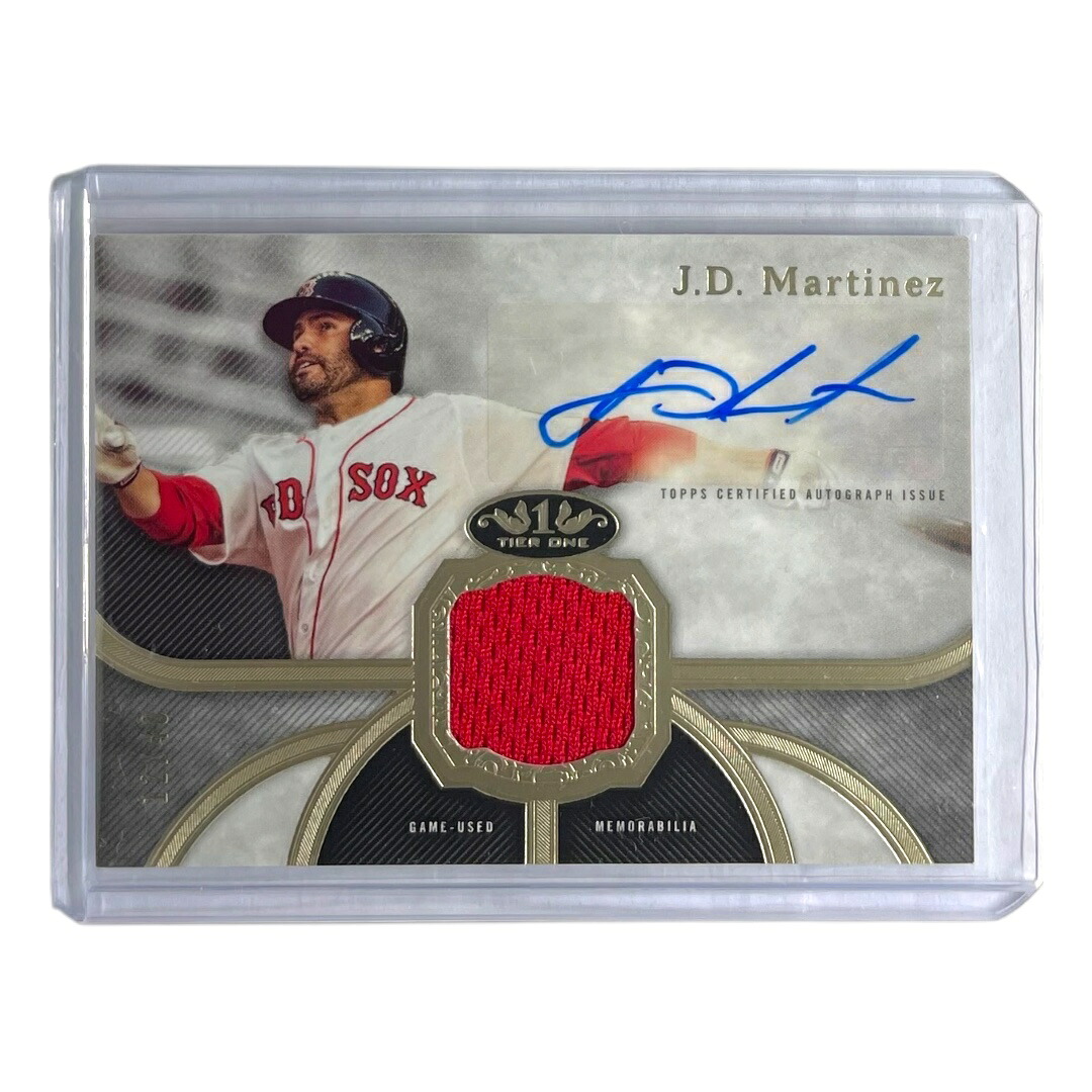 【中古】 TOPPS MLBカード TIER 1 J.D. MARTINEZ BOSTON RED SOX /40 #T1AR-JDM IT2｜リサイクル王国