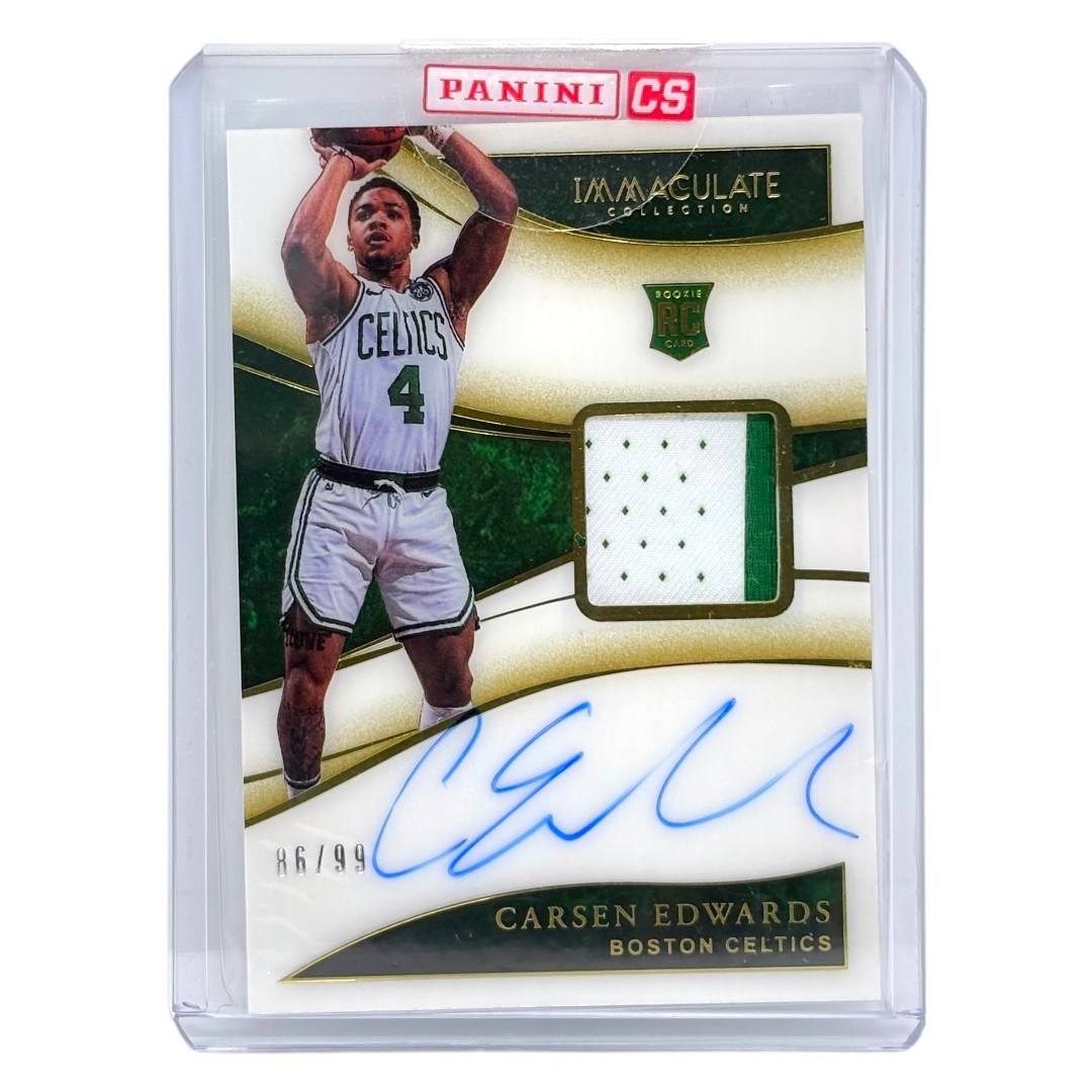 【中古】 【未開封品】 PANINI NBAカード IMMACULATE COLLECTION CARSEN EDWARDS BOSTON CELTICS /99 #121 IT1|リサイクル王国