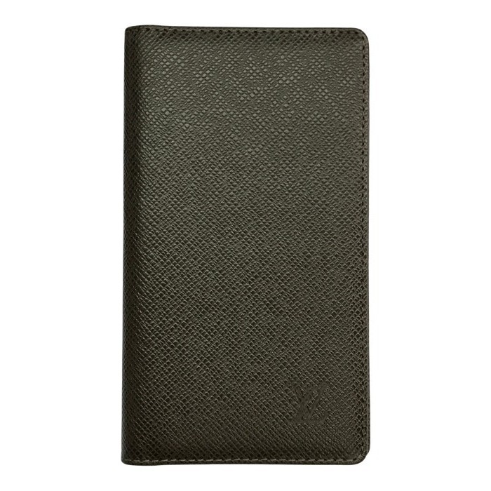 【中古】 LOUIS VUITTON ルイヴィトン タイガ アジェンダポッシュ 手帳カバー ユニセックス ブラウン R20415 T1|リサイクル王国