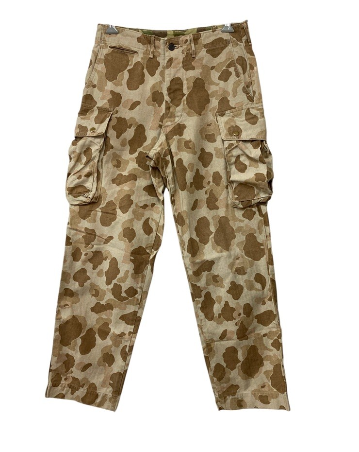 【中古】 ノーブランド フロッグスキン ダックハンターカモ ミリタリーパンツ D4｜リサイクル王国