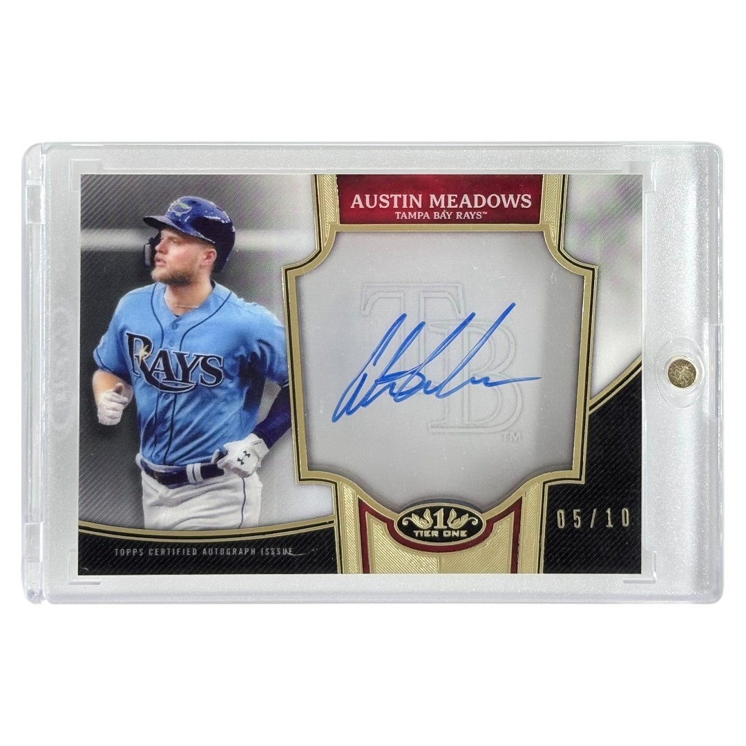 【中古】 TOPPS MLBカード TIER ONE AUSTIN MEADOWS TAMPA BAY RAYS /10 #C1A-AM IT1｜リサイクル王国