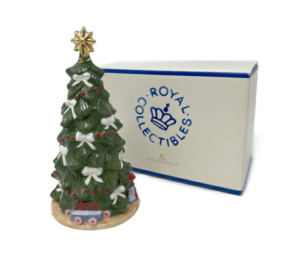 Royal Copenhagen イヤー クリスマスツリー 2018 フィギュリン 中古 貨物輸送無料 Hotjobsafrica Org