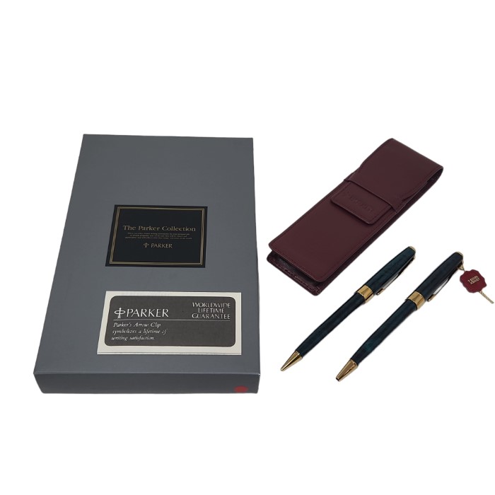 【中古】PARKER パーカー LAQUE ボールペン＆シャープペンシル セット