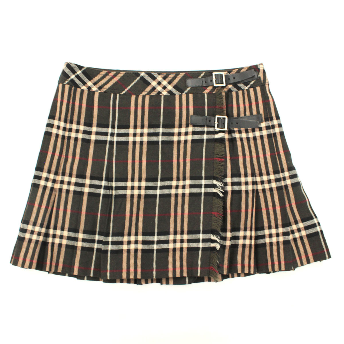 burberry pleated skirt