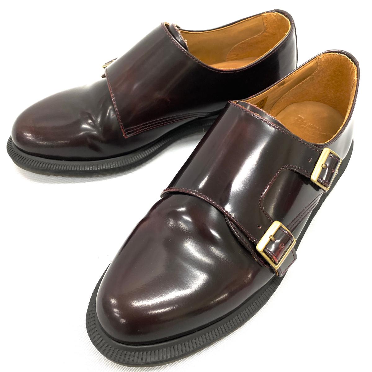 楽天ランキング1位 Dr Martens ドクターマーチン ストラップシューズ サイズuk6 Brown 茶 ブラウン ボルドー レザー 靴 メンズ レディース Ka1011 中古 お気にいる Cfmi Tg