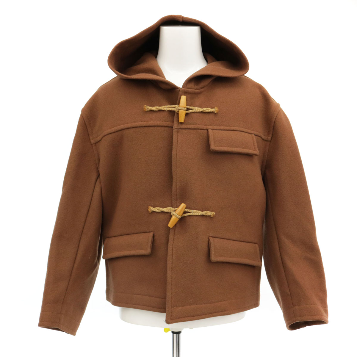 割引価格 Tibbett 茶 ブラウン イングランド製 長袖 春秋冬 メンズ アウター 中古 Brown Sサイズ ダッフルコート ショート丈 チベット 1 Www Satiscan Com
