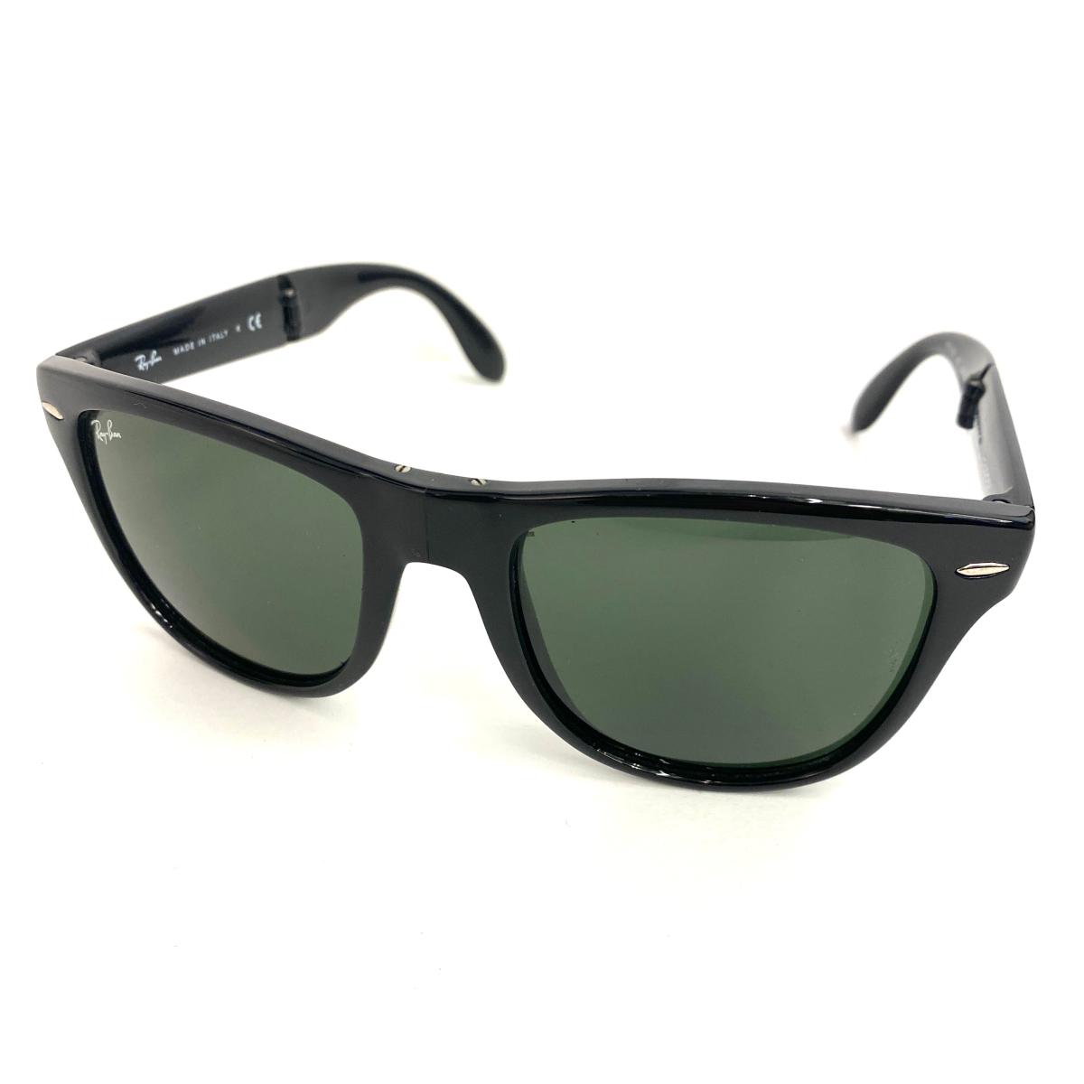 超人気の 良好 Rayban レイバン フォールディングウェイファーラー Rb4105 601 サングラス Black 黒 ブラック メンズ 服飾小物 Ki1004 中古 海外正規品 Nvccc Net