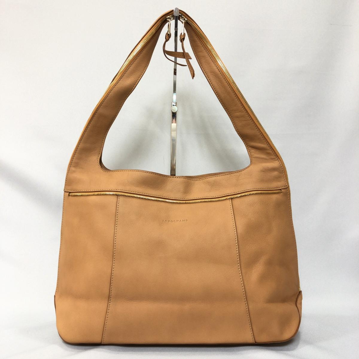 楽天市場 Longchamp ロンシャン ワンショルダーバッグ Brown 茶 ブラウン ｷｬﾒﾙｶﾗｰ レザー ファスナー トート レディース 鞄 Mu1005 中古 代引き手数料無料 Hughsroomlive Com