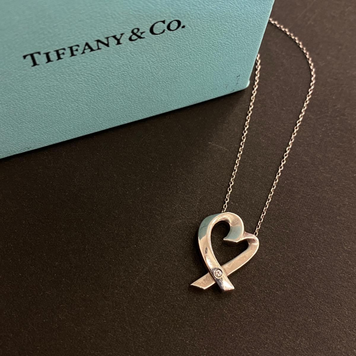 公式の Tiffany Co ティファニー ラビングハート シルバーネックレス Silver 925 レディース アクセサリー Ki1004 中古 人気が高い Travelcalm Cl