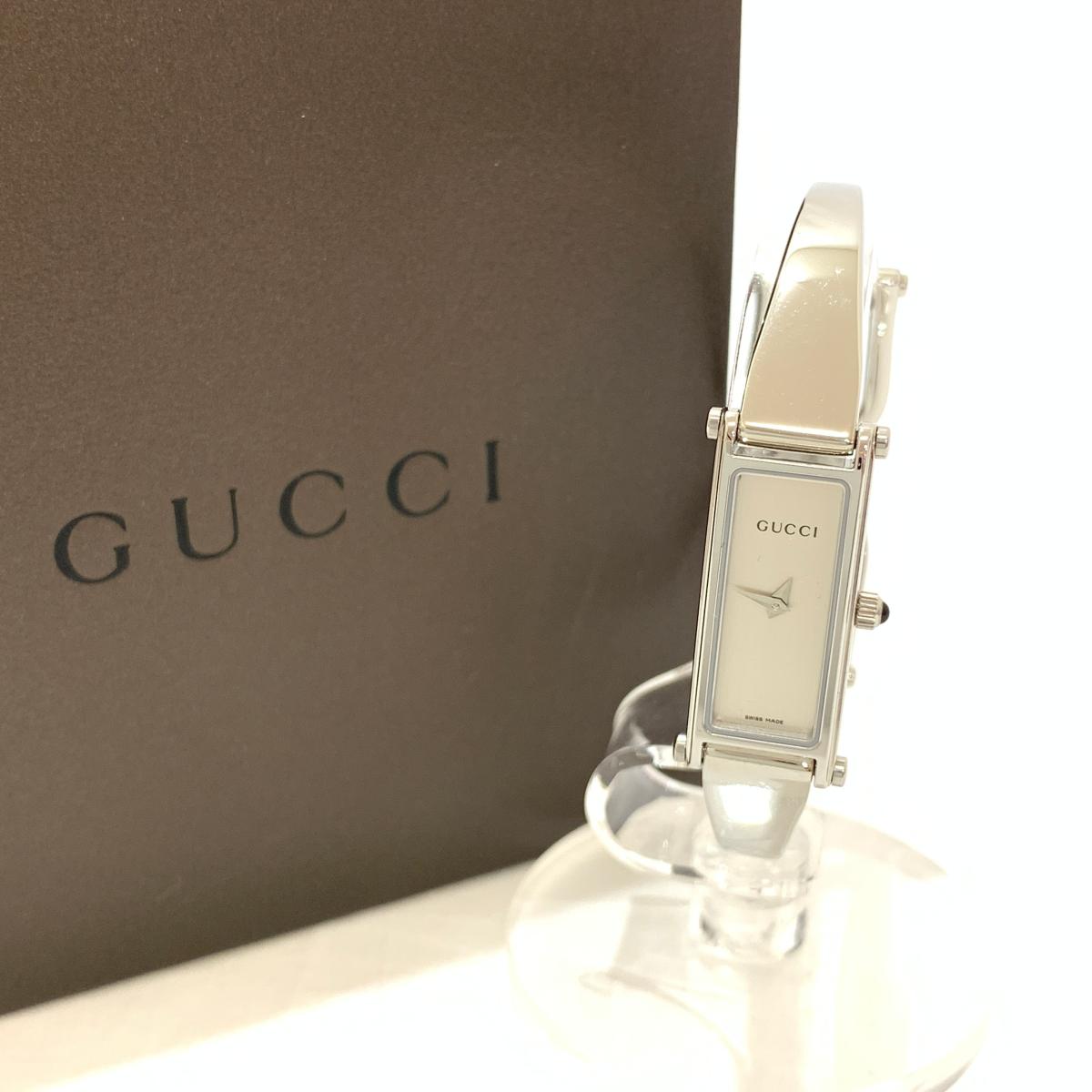 美品 Gucci グッチ 腕時計 Silver シルバー 1500l シルバー 2針 レディース クォーツ Si1015 中古 Filmsdeculfrancais Com