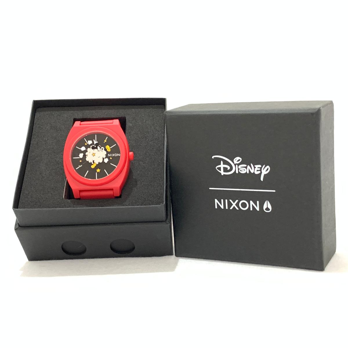 楽天市場 新品同様 Nixon Disney ニクソン ディズニー ラバーベルト 腕時計 Red 赤 レッド ミッキーマウス コラボ 時計 クォーツ Si1015 中古 リサイクル ティファナ