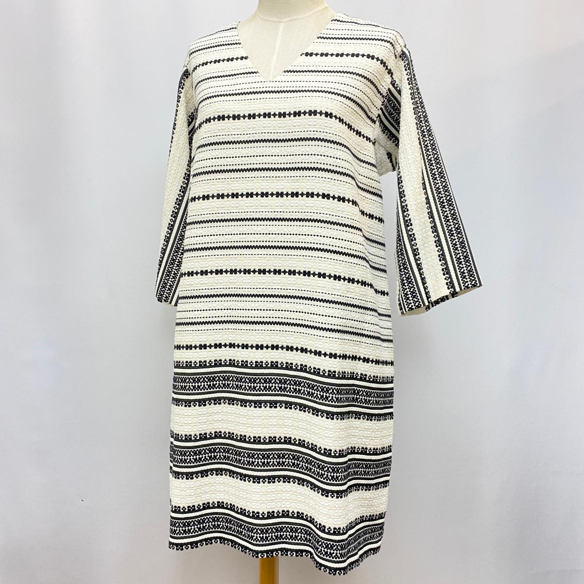 ミッソーニ ミッソーニ 美品 Missoni リサイクル ワンピース ティファナ 総柄ワンピース 白 ホワイト レディース ワンピース Ki1004 中古 サイズ40 White サイズ40 White