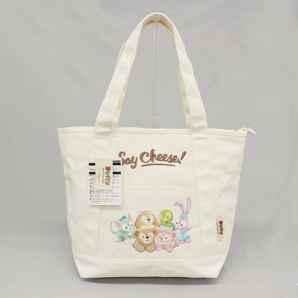 楽天市場 未使用品 Tokyo Disneysea 東京ディズニーシー ダッフィー フレンズ トートバッグ White 白 ホワイト オフィシャル レディース 鞄 中古 リサイクル ティファナ