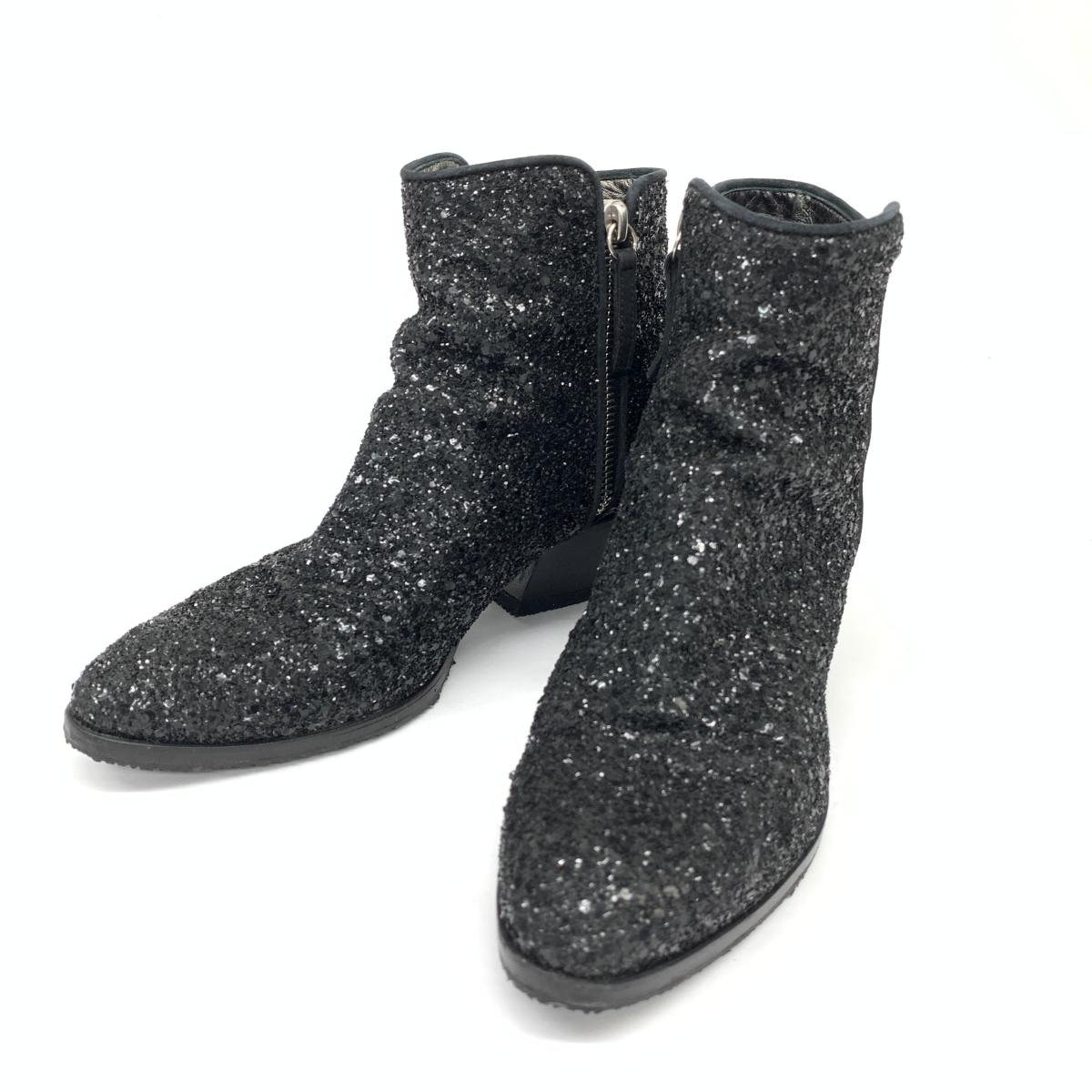 良好◆GIUSEPPE ZANOTTI ジュゼッペザノッティ ショートブーツ サイズ35.5◆ black /黒/ブラック/ラメ/レディース/シューズ/靴【中古】|リサイクル ティファナ 良好◆GIUSEPPE ZANOTTI ジュゼッペザノッティ ショートブーツ サイズ35.5◆ black /黒/ブラック/ラメ/レディース/シューズ/靴【中古】|リサイクル ティファナ