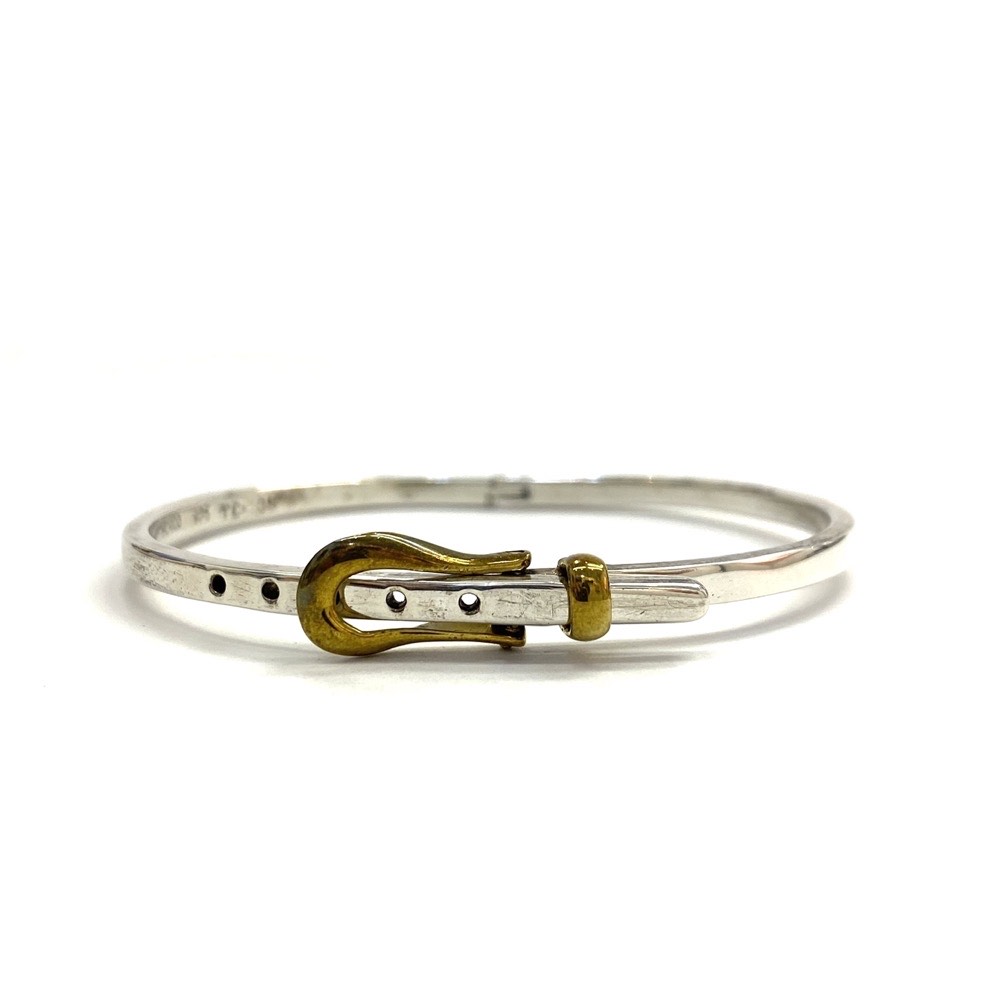 7390円 安心の実績 高価 買取 強化中 メキシカン ベルトデザイン バングル Sv925 ヴィンテージ シルバー 総重量 12 9ｇ メンズ 腕輪 Accessory アクセサリー Ki1004