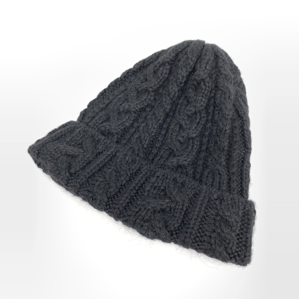 1313円 55 以上節約 Highland 00 ハイランド00 ニット帽 ブラック アルパカ アクリル メンズ 帽子 ハット Hat 服飾小物