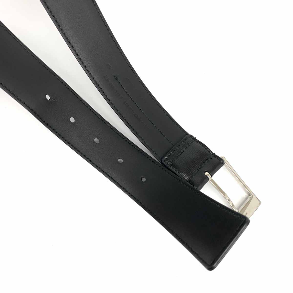 超希少！人気商品【Dior Homme Hバックルレザーベルト】 小物 ベルト