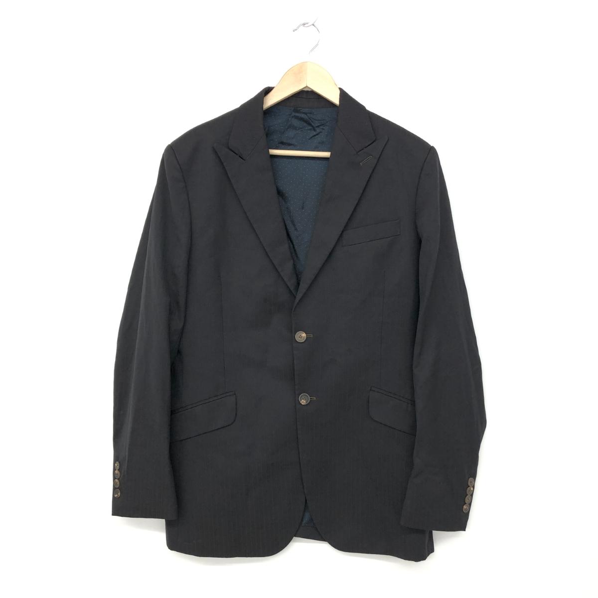 GIVENCHY ジバンシー(6R) カシミヤ 総裏 2B テーラードジャケット GIVENCHY BOUTIQUES】Made in Japan striped tailored jacket