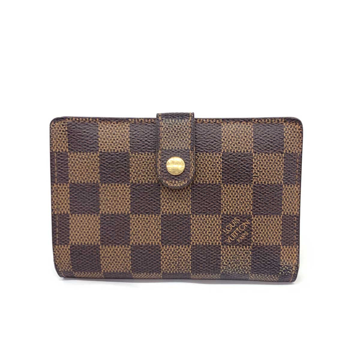 楽天市場】ルイ ヴィトン ダミエ コンパクトジップ 二つ折り財布