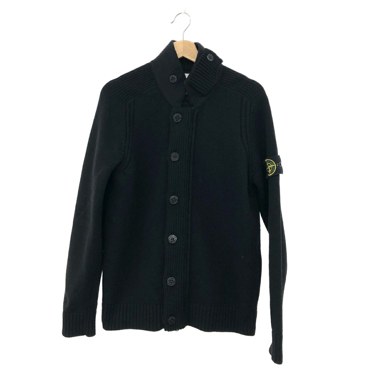 楽天市場】STONE ISLAND ストーンアイランド カーディガン M ブラック メンズ トップス 14AW 【中古】 : リサイクル ティファナ