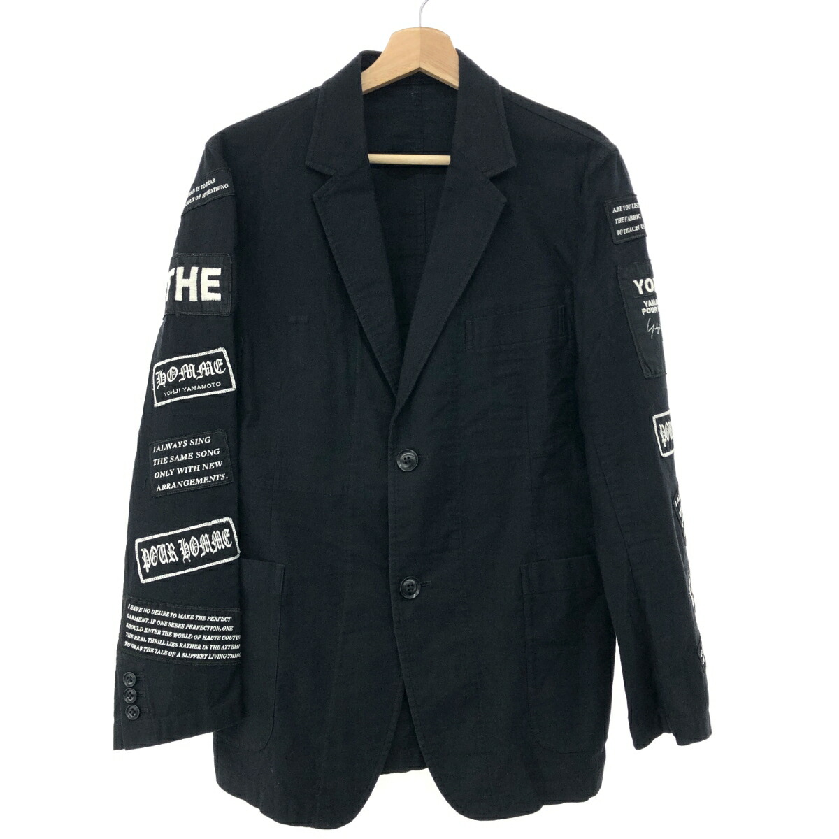 楽天市場】Yohji Yamamotoヨウジヤマモト 17AW△HK-J36-120 袖山