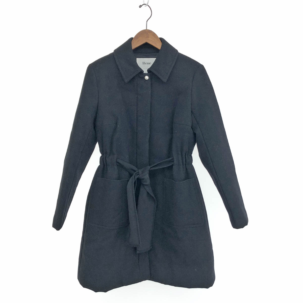 楽天市場】Rene ミンクファー付きツイードコート 【ファー