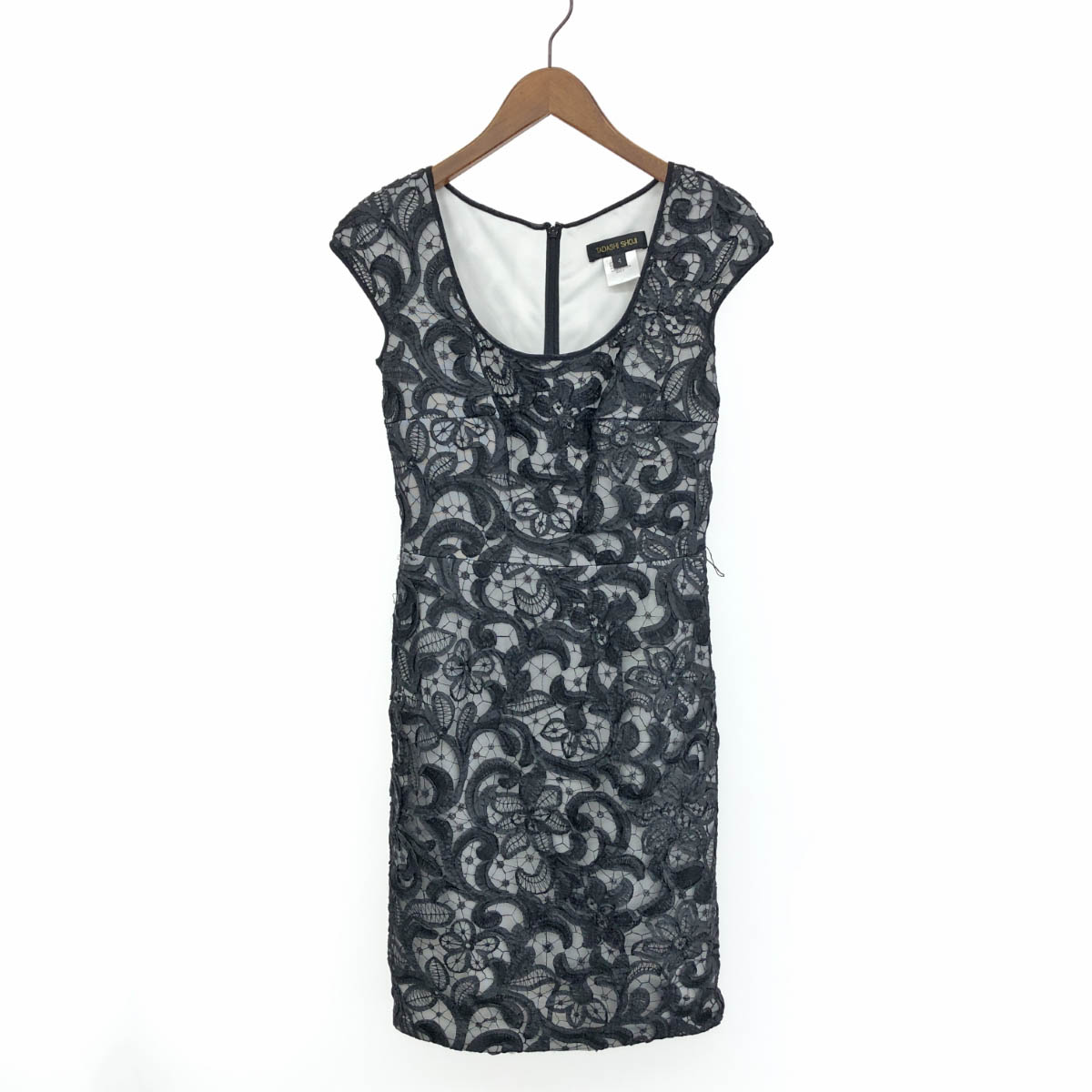 【サイズ2】TADASHI SHOJI ノースリーブ レースドレス 中古・古着通販】TADASHI SHOJI (タダシ ショージ) 総レース