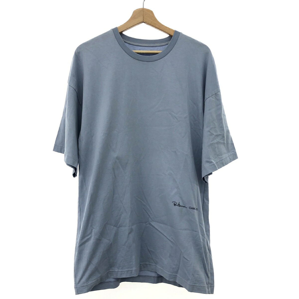 OAMC オーエーエムシー×ロンハーマン プリント カットソー M ブルー メンズ トップス 六本木10周年記念 23SS 【中古】