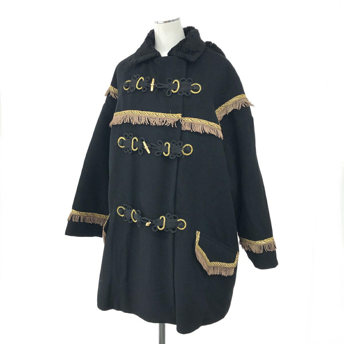 【希少】ジャンニヴェルサーチ ロングチェスターコート カシミヤ メデューサ 52 Gianni Versace】【イタリア製】【アウター】ジャンニ