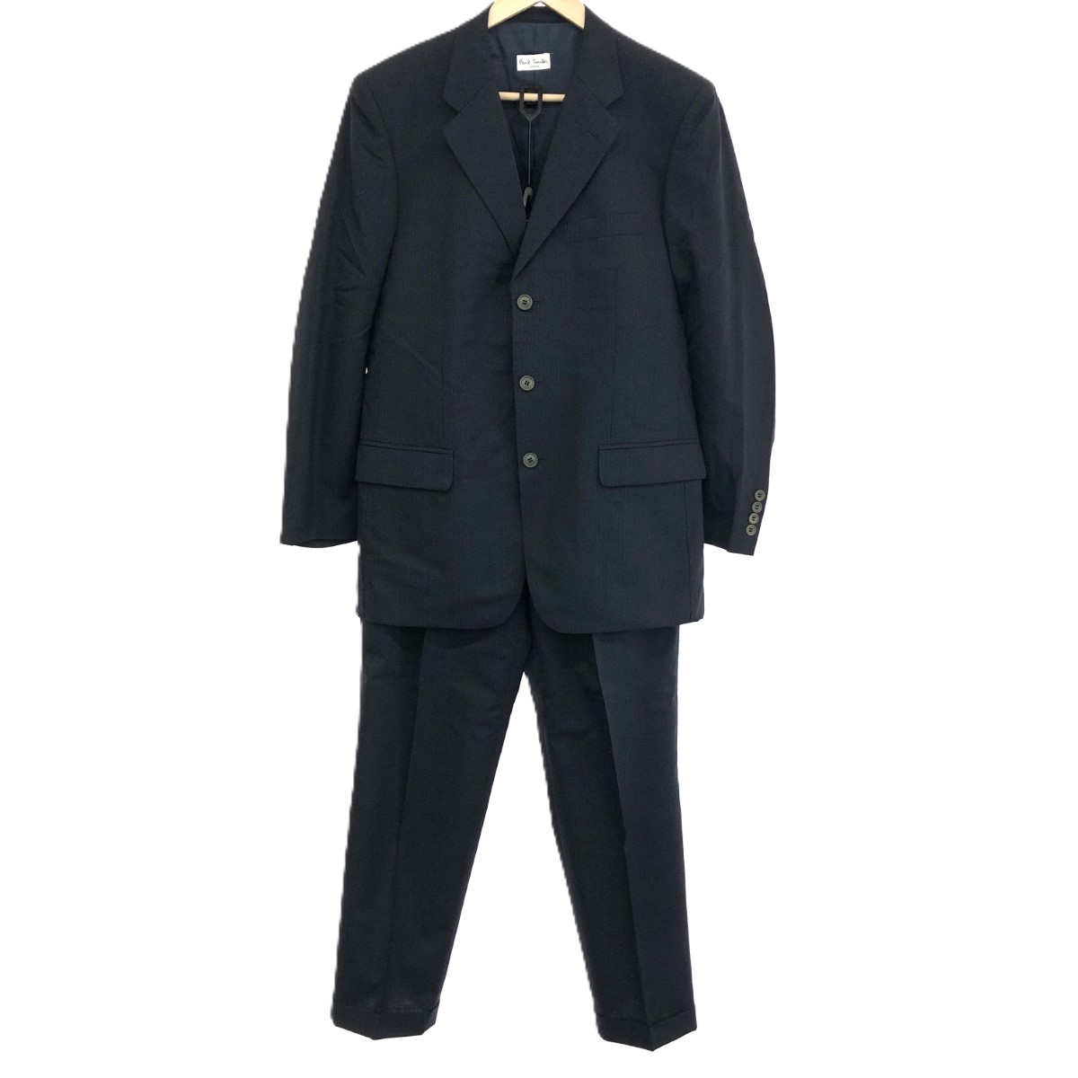 楽天市場】Paul Smith ポールスミス 3Bスーツ サイズL ブラック ウール