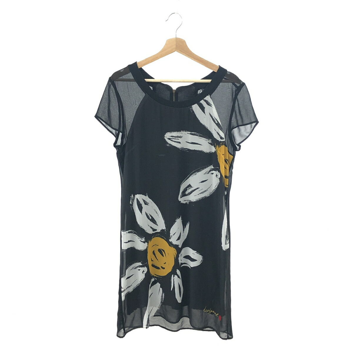 Desigual チュニックワンピース デシグアル Desigual トロピカル チュニックワンピース （グレー