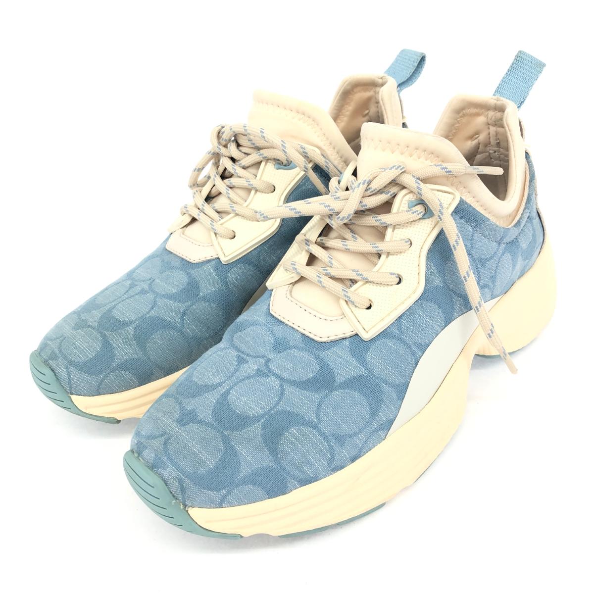 COACH コーチ 靴 スニーカー シグネチャー パッチワーク サイズ7 COACH コーチ 靴 スニーカー シグネチャー パッチワーク サイズ7 COACH