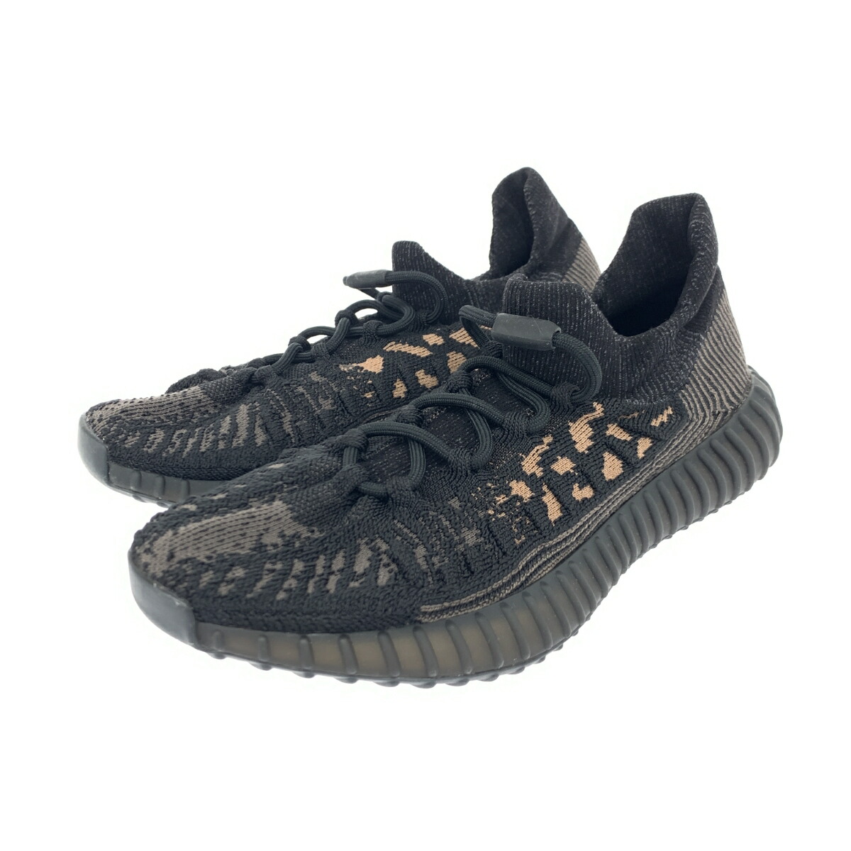 adidas アディダス×Yeezy YEEZY Boost 350V2 CMPCT スニーカー 良好 27 ブラック/ブラウン メンズ 靴 シューズ 【中古】