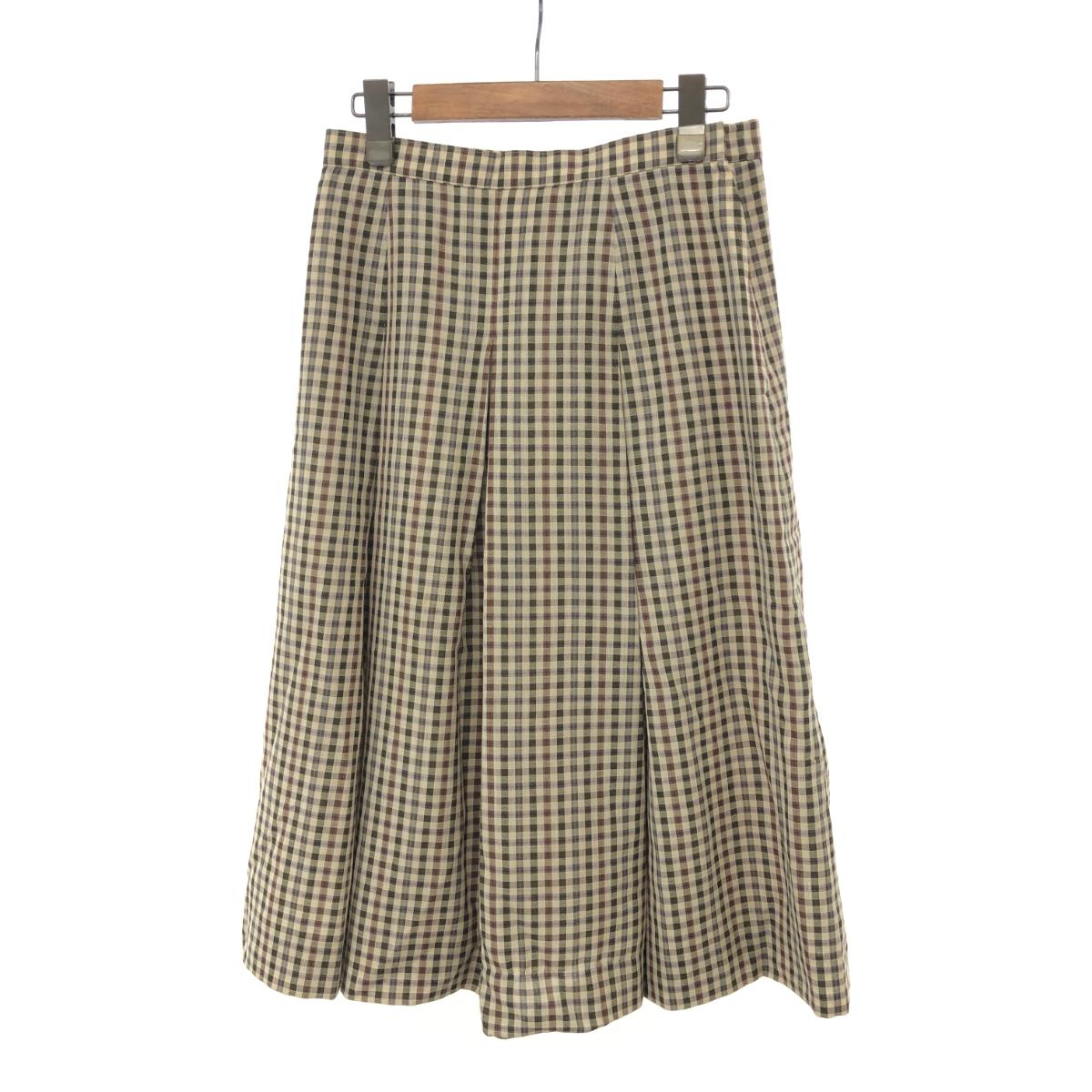 楽天市場】美品【中古】バーバリー BURBERRYS ボックスプリーツ