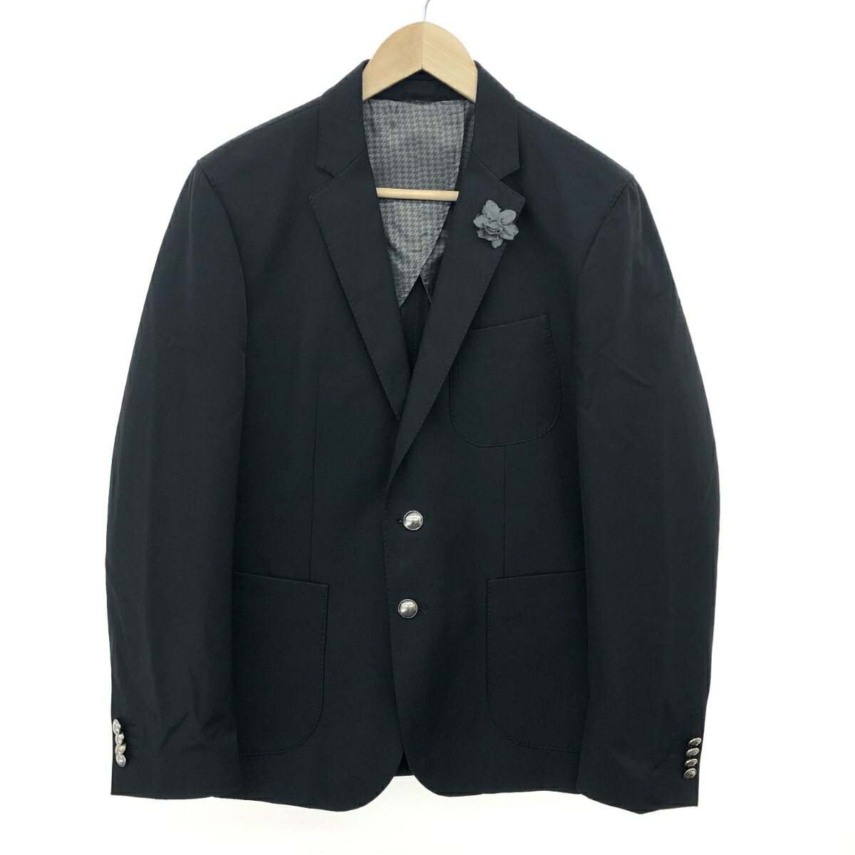 【ライオンズ】HUGO BOSS ボス　コート ネイビー　ウール混紡 7669202610.jpg