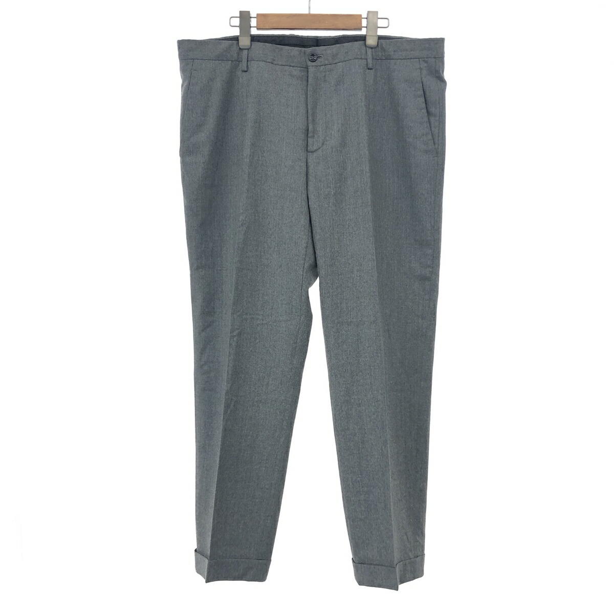 【極美品】GIORGIO ARMANI スラックス チャコール 大人も着やすいシンプルファッション 極美品】GIORGIO ARMANI