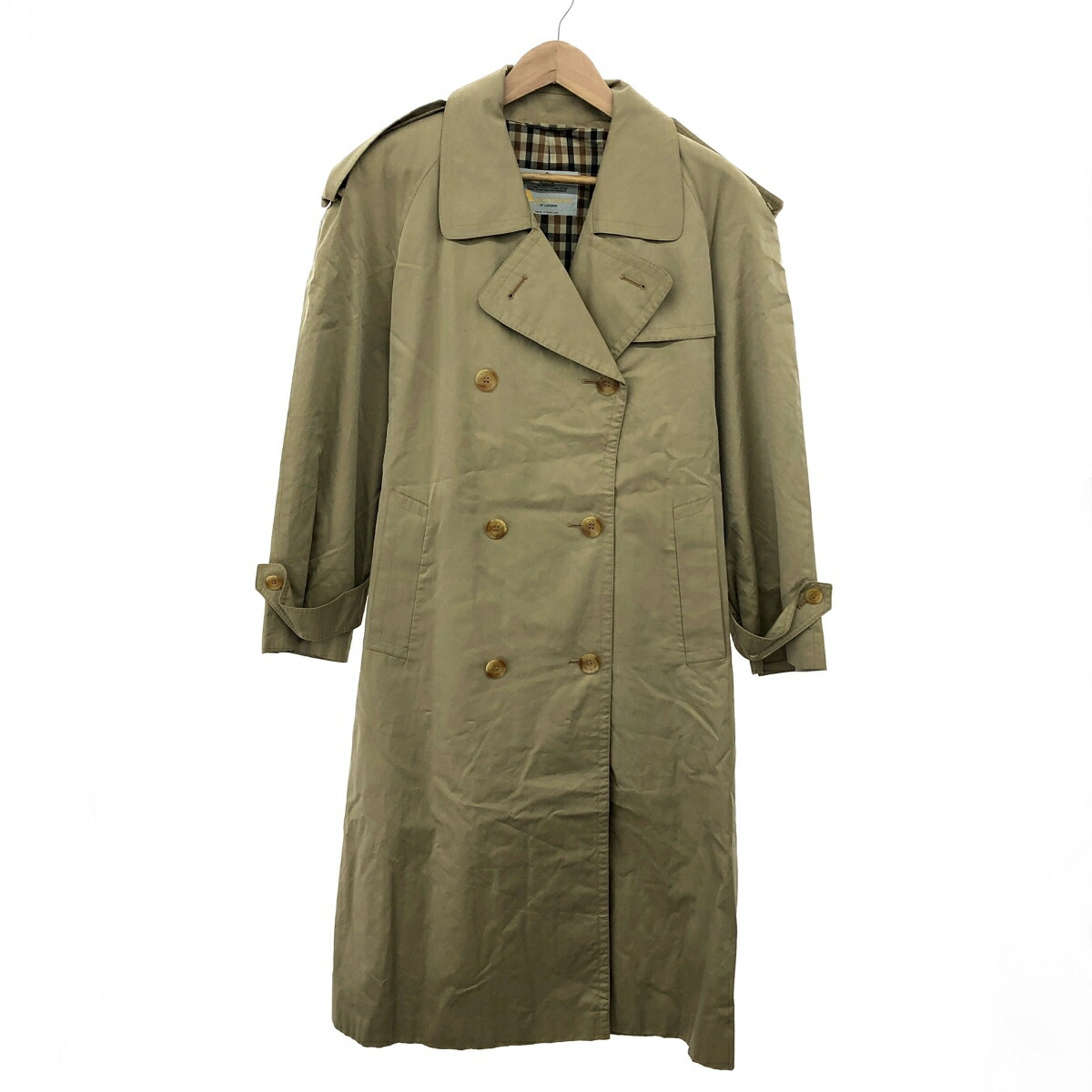 美品　アクアスキュータム トレンチコート ダブル ロング 38 カーキ　現行 SPRING OUTER | BLOG | Aquascutum アクアスキュータム