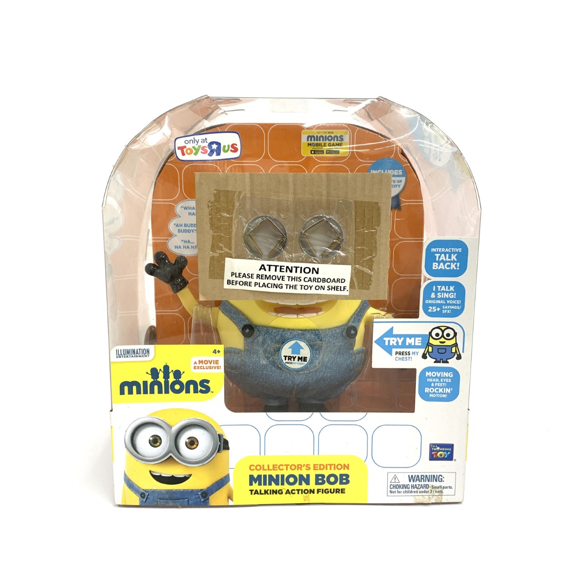 Minions ミニオン BOB ボブ アクションフィギュア インタラクティブ トーキング エクスクルーシブ コレクターズエディション 【中古】