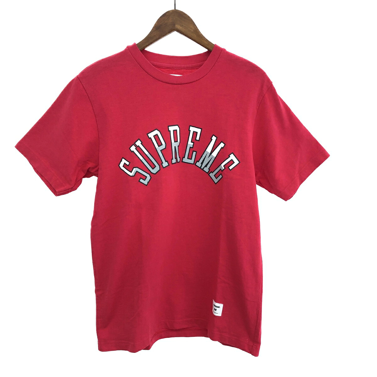 SUPREME シュプリーム Arc Logo 半袖 カットソー サイズ:M ピンク メンズ トップス 【中古】