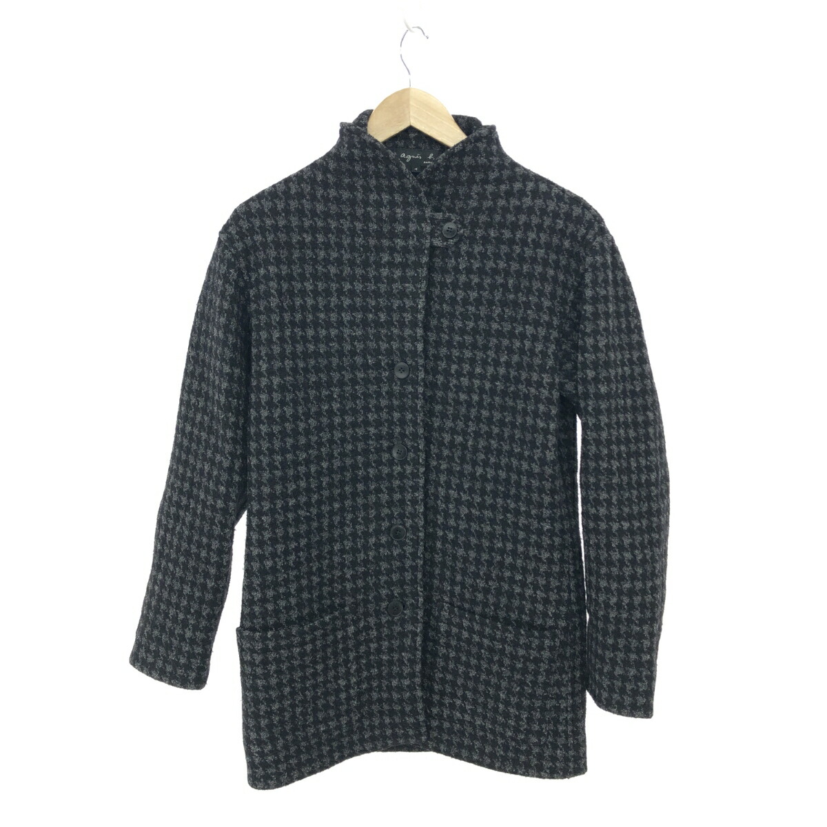 楽天市場】agnes b. アニエスベー ショートコート サイズ:38 ネイビー