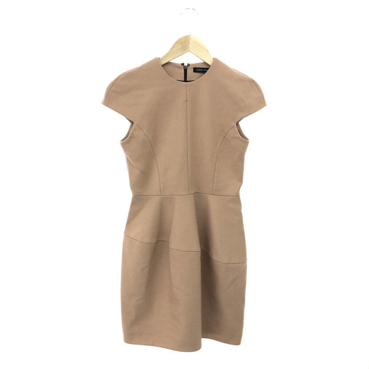 YOKO CHAN フレンチスリーブ ペプラム ワンピース ブラック 36 YOKO CHAN フレンチスリーブ ペプラム ワンピース ブラック 36 YOKO