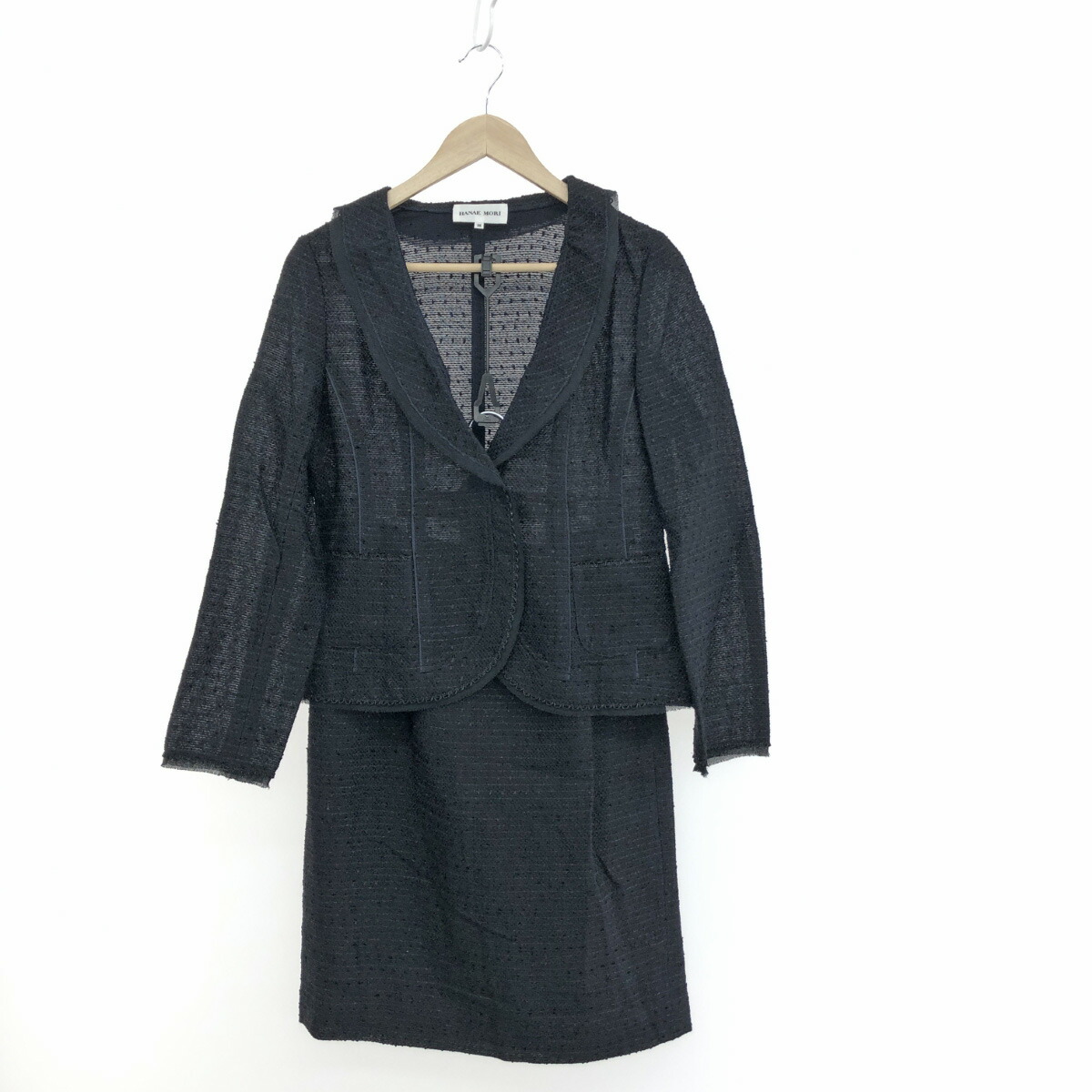 楽天市場】【中古】 ハナエモリ セットアップスカートスーツ