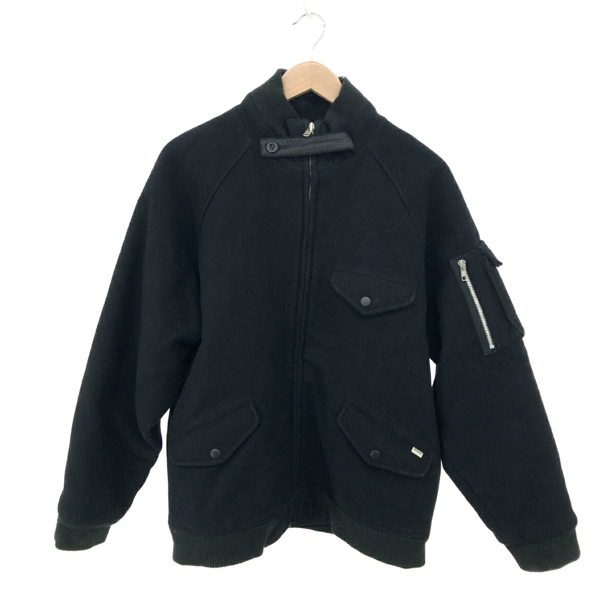ジャケット・アウター Stussy 8 Ball Suede Bing Jacket Stussy 8 Ball Suede Bing Jacket Black