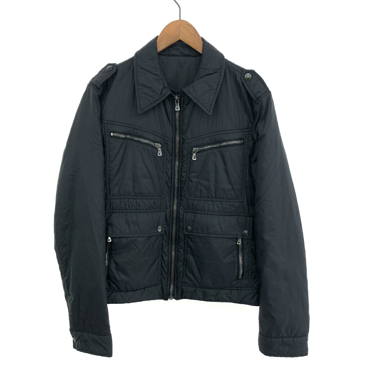 DOLCE&GABBANA グレー カーキ系 48 L相当　ミリタリージャケット D&G military parachute jacket – Coil