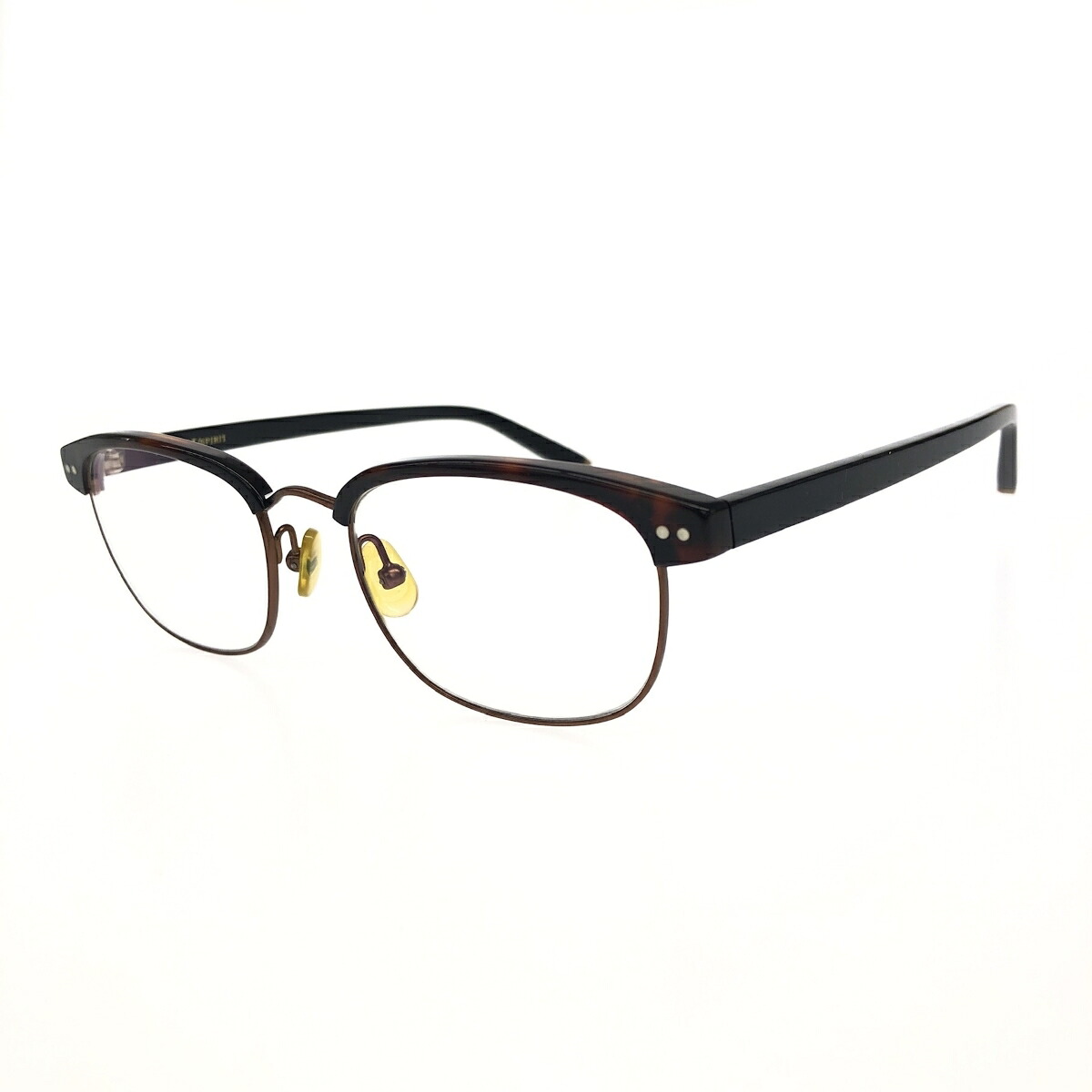 MOSCOT モスコット 度入り メガネ ブラック/ブラウン JOEL メンズ メガネ 眼鏡 サングラス sunglasses 服飾小物 【中古】