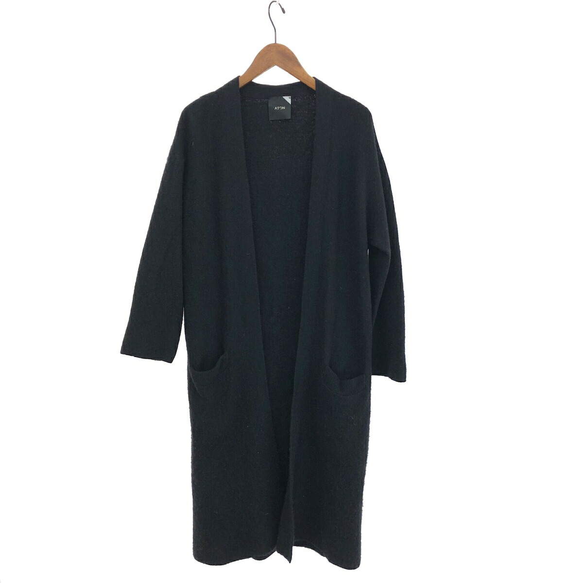 エイトン コットンニットカーディガン チャコールグレー サイズ04 NF5137EU000075_fw_thumbM.jpg