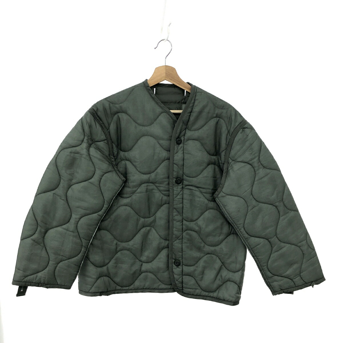 美品90年代ドイツ軍 ミリタリー  キルティングライナージャケット ヴィンテージ MILITARY 実物 USED ドイツ軍 キルティングライナー ジャケット