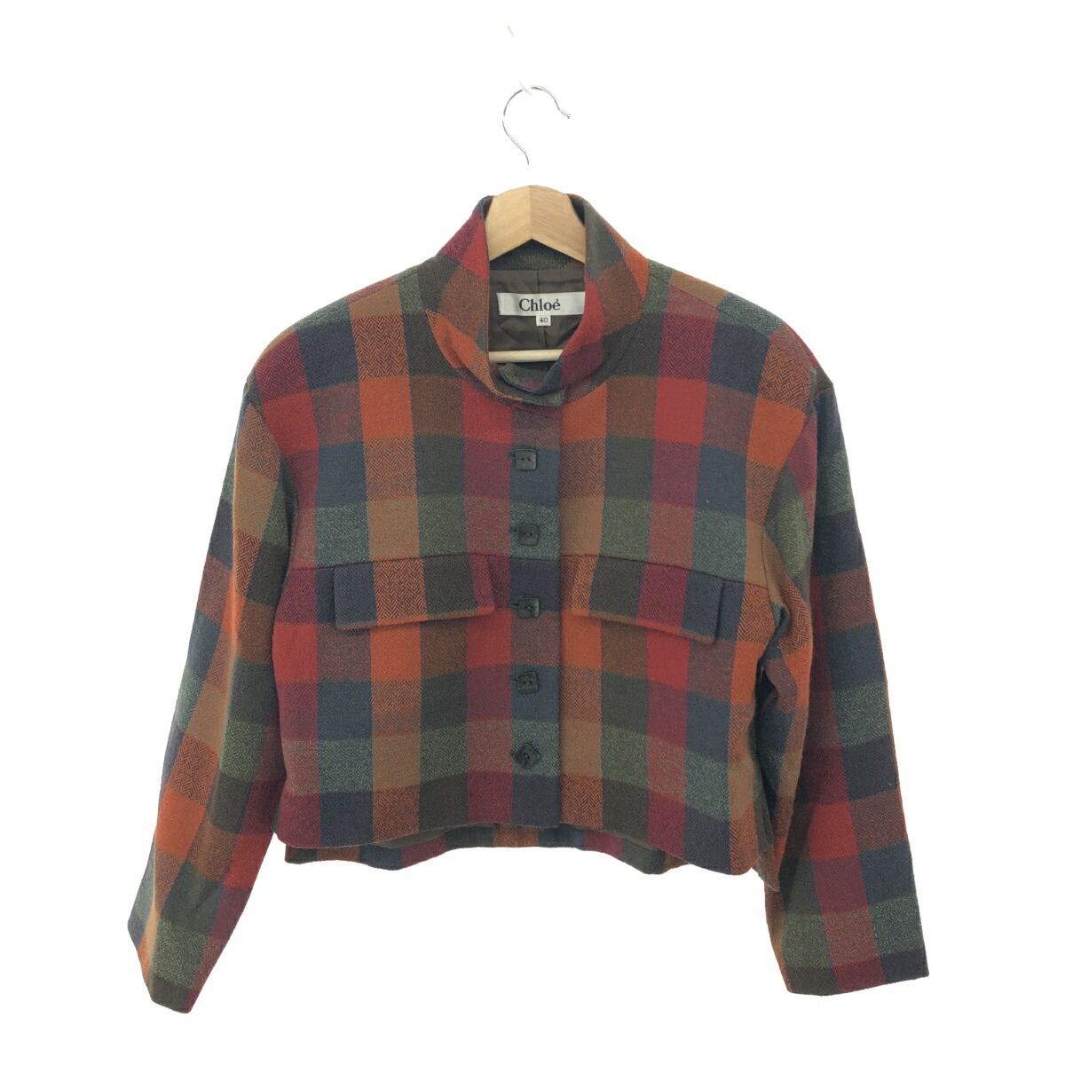 美品⭐︎Chloe クロエ　ジャケット　ノーカラージャケット　ウール　シルク CHLOE レディース ジャケット | クロエ JP 公式サイト | 女性の